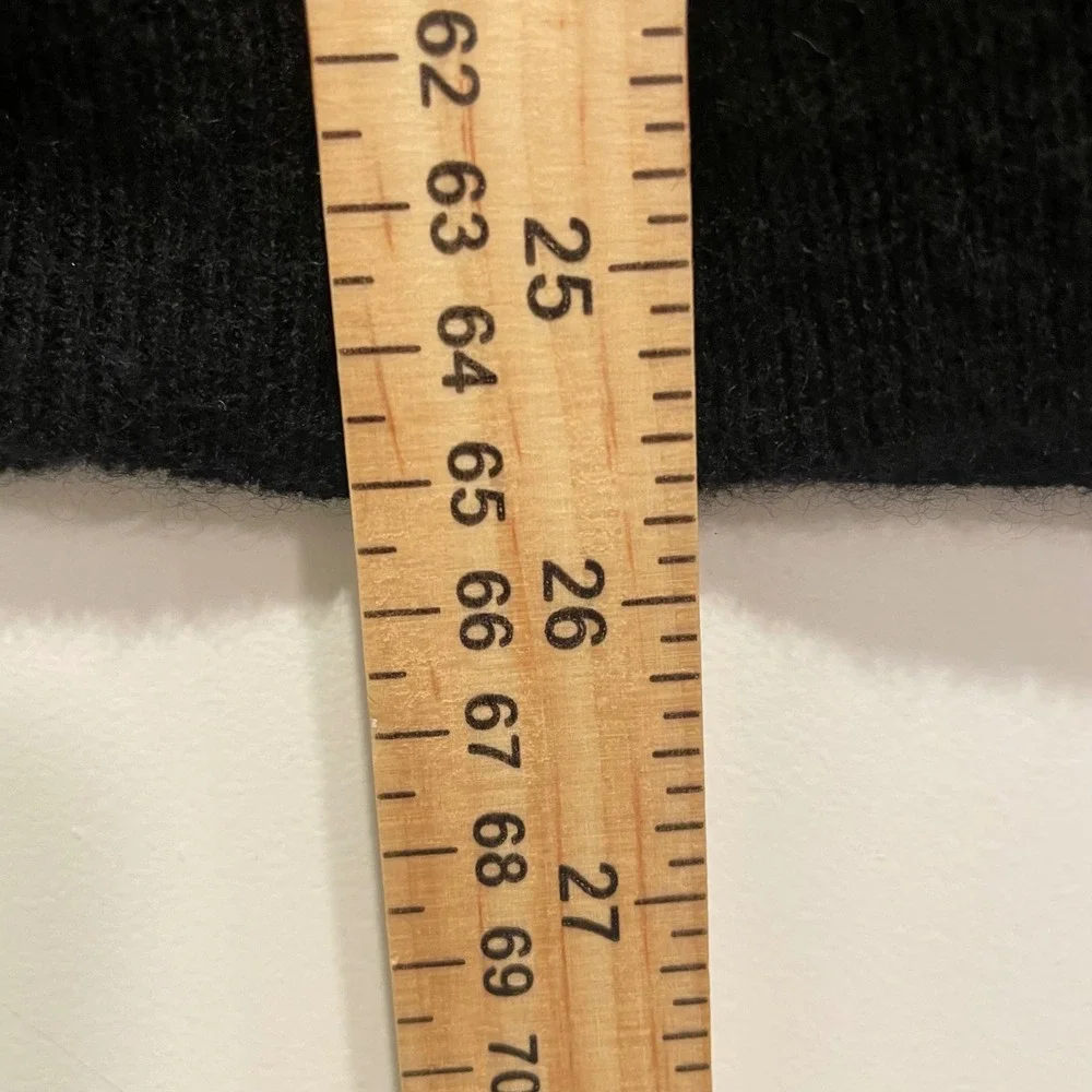 John W. Nordstrom Mens Black 100% Cashmere V-Neck Sweater Size M